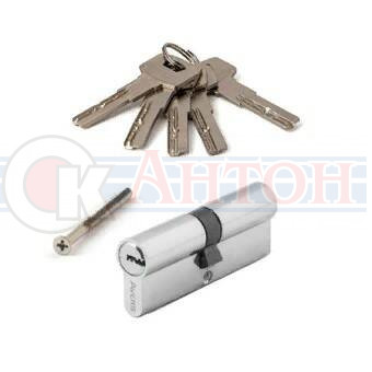 Мех-м цилиндровый 80 мм (40х40) ZM-80-C-CR перф. ключ хром Avers
