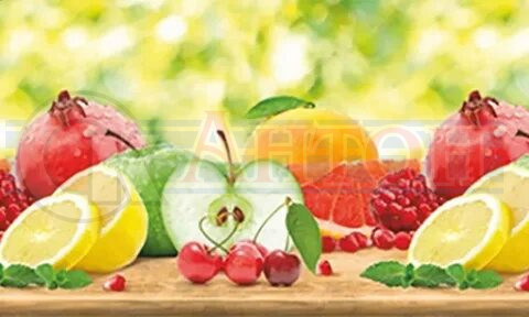 Гранд Фартук 40 Фрукты 600*3000мм Термоперевод.