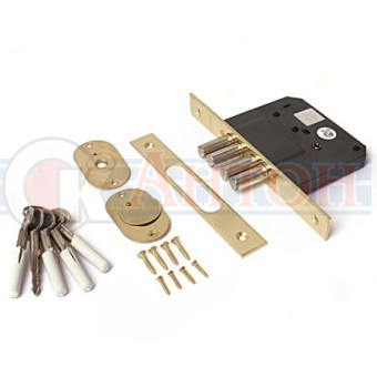 Замок врезной 99-K-G крестовый ключ Apecs