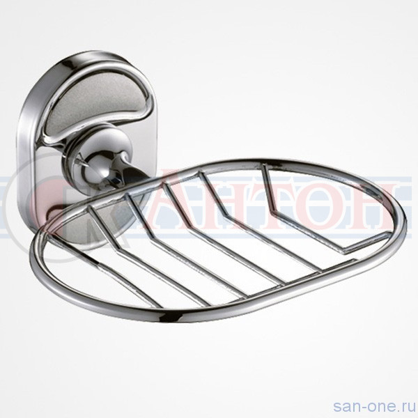 Мыльница настенная овальная нерж