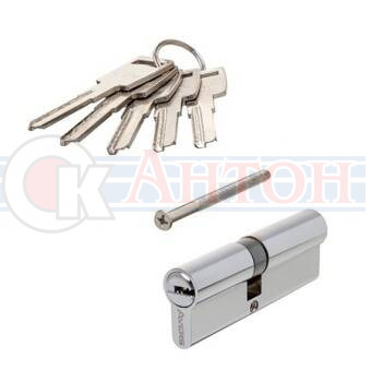 Мех-м цилиндровый 90мм (45х45) ZM-90-CR перф. ключ хром Avers