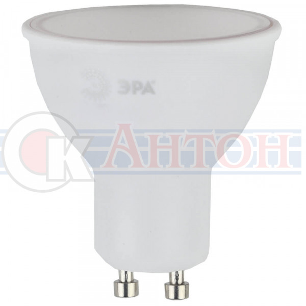 Лампа с/д LED GU10 MR16 6W 4000K 480Лм ЭРА