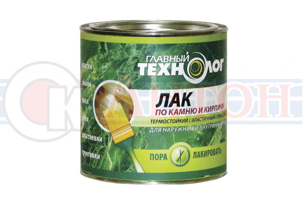 Новбытхим Лак по камню и кирпичу глянц.0,75л