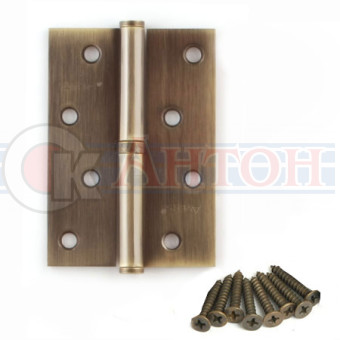 Петля накладная B-AB-R бронза правая 100*75*2,5 Avers