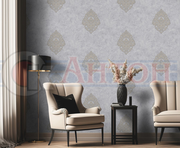 8770-28 Обои Monarch винил 1,06*10м горячего тиснения на флизе