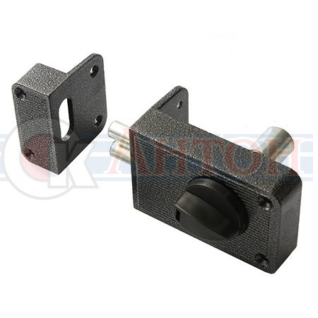 Замок накладной ЗН-2-3 серебро Зенит