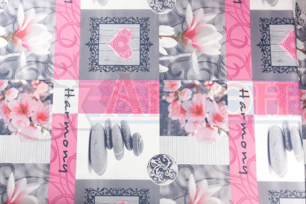 DE ROSA TF-A17 скатерть хлопок с тефлон.пропиткой 1,37*20м