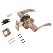 Ручка защелка 8901 BK АС медь фиксатор СТАНДАРТ