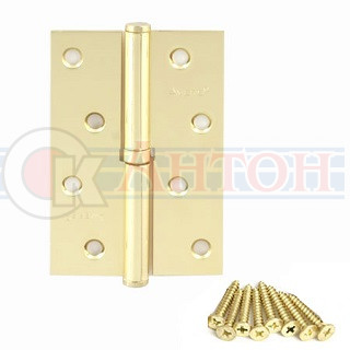 Петля накладная B-G-L золото левая 100*75*2,5 Avers