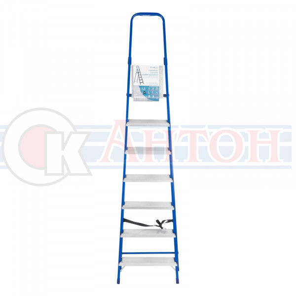 Стремянка стальная комбинированная, 7 ступеней 63-0-107 РемоКолор