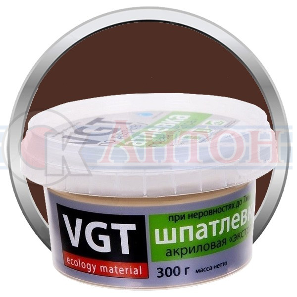 ВГТ Шпатлевка ЭКСТРА махагон 0,3кг