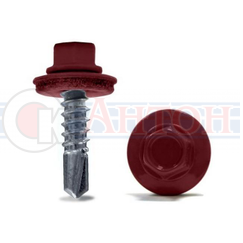 Шуруп кровельный М 5,5*25 (40шт) вишня банка САВиК