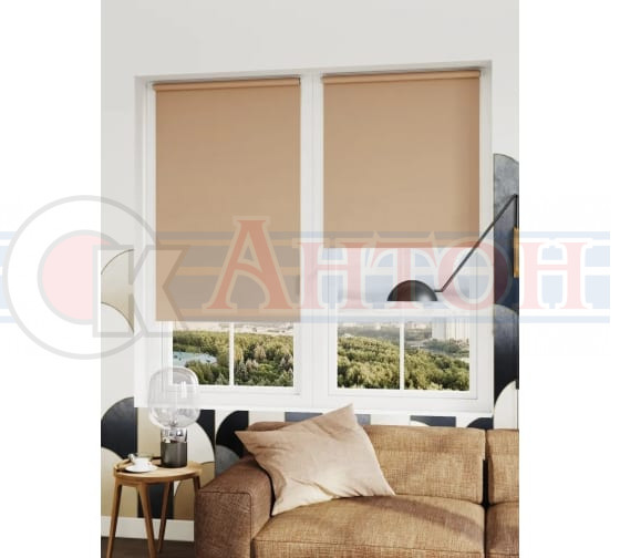 Мини Роллета Лестер 42,5*175 бежевый