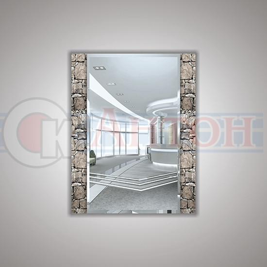 45605 Зеркало 67*52 декорированное