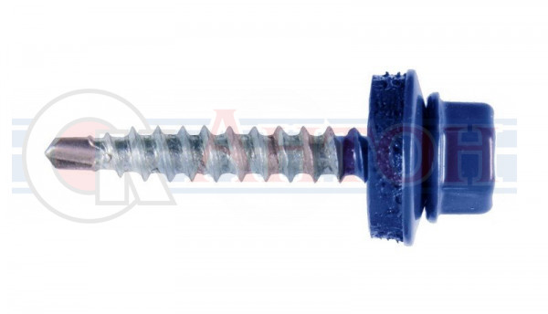 Шуруп кровельный Д 4,8*29 (50шт) синий