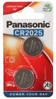 Батарейка PANASONIC 2025 1шт в уп.