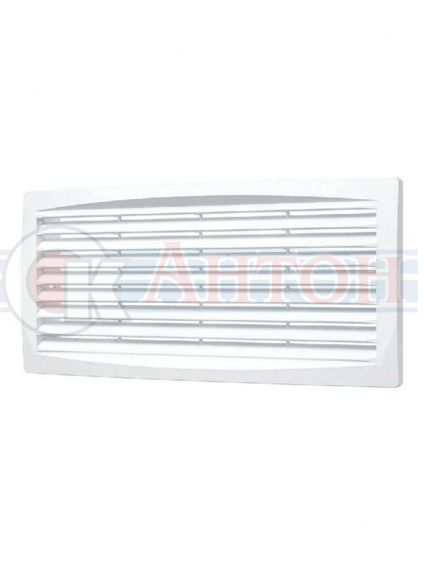 Решетка переточная односторонняя 275х105 белая АВS 3013,5ДП