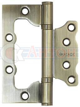 Петля накладная 2ВВ-AB 100*75*2,5 универсальная бронза Vantage