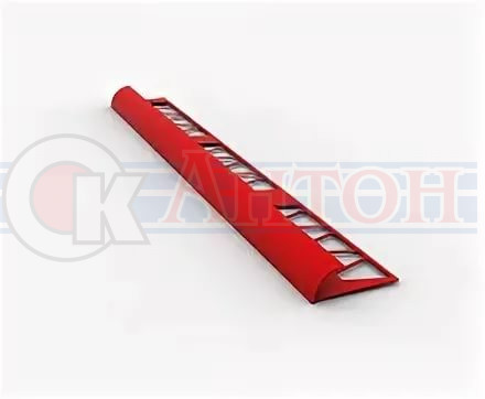 Уголок д/плитки №7 наруж. красный