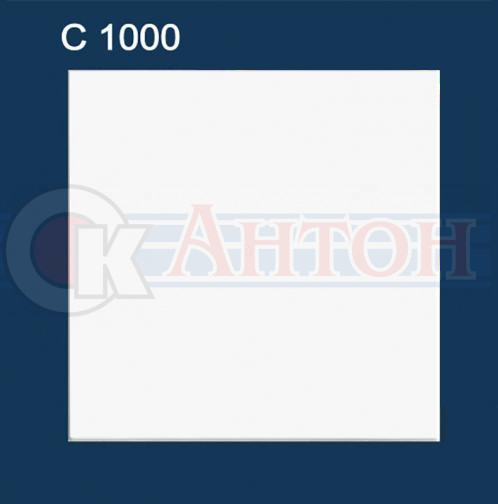 Плитка потол. С1000 белая (44м2)