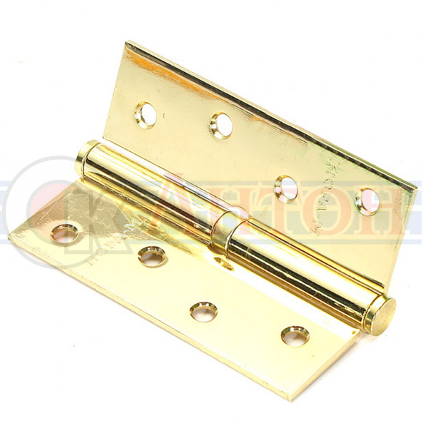 Петля накладная 750-5 латунь левая б/колпачка 125*75*2,7 Нора-М