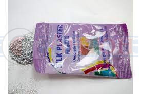 Блестки точки серебро мини