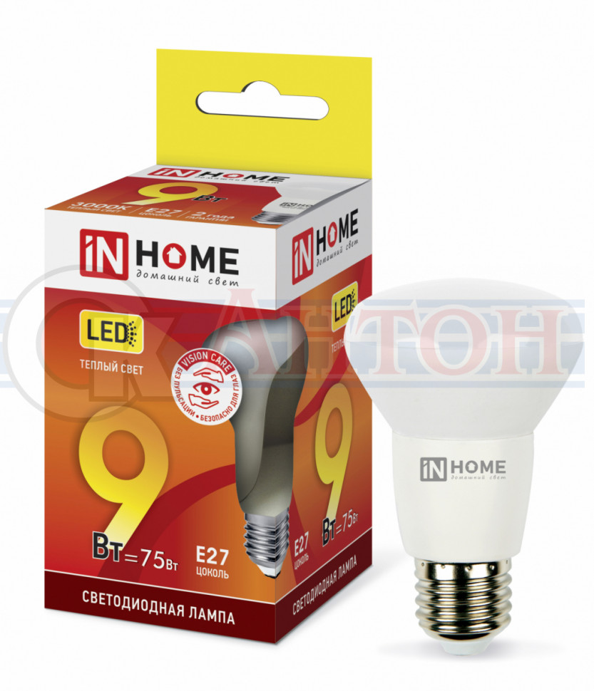 Лампа светодиод.LED-R63 VC 9Вт 230В Е27 4000К 720Лм