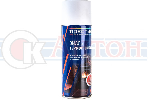 Престиж Эмаль аэрозоль термостойкая белая 425мл.