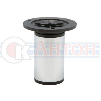 Опора мебельная N0040-100 H100 Ø50мм регулируемая малая круглая хром.