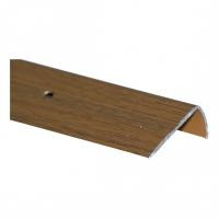 Порожки-угол 40*22мм (0,9) орех темный