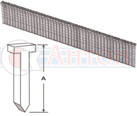 Скобы Т-образные(гвозди) 10мм, 12мм для степлера Палитра