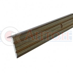 Порожки-угол 24*10мм (1,35м) дуб темный