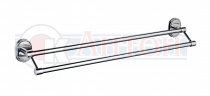 Держатель для полотенца трубчатый А1023 двойной