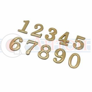 Цифры самоклеящиеся маленькие золото в ассортименте