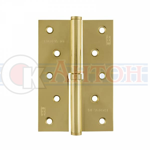 Петля накл.сталь Нора-М 750-5"-FHP-ЕСО 120*80*2,5 латунь левая