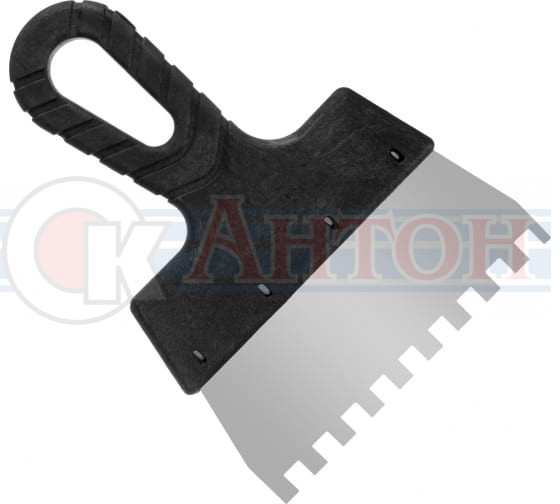 Шпатель зуб нерж 350*0,4мм зуб 10*10мм 81222 MaxsiTool