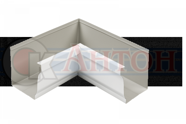 Угол желоба наружный 120х86 (ПЭ-9003) белый