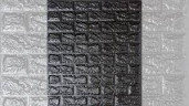 Панель стеновая 3D 700*770*4мм Кирпич черный