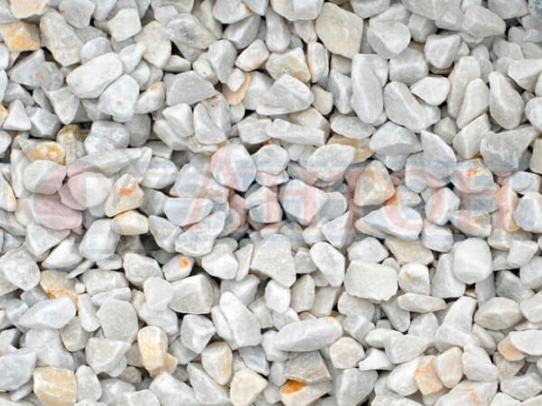 Крошка мраморная декоративная белая фр10-20 3кг