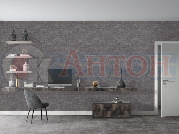 4303-9 Обои Кирпичи 1,06*10м винил на флизелине (6)