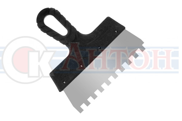 Шпатель зуб нерж 200*0,4мм зуб 10*10мм  MaxsiTool