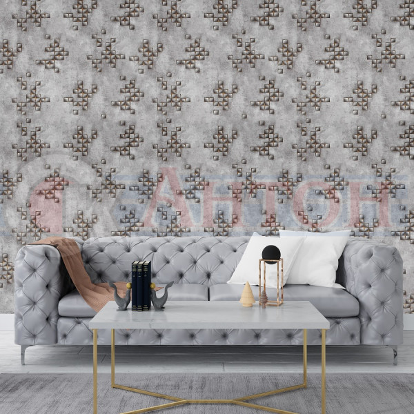 60716-06 Обои Tetris 1,06м*10,05м горячее тиснение на флизе (6) 