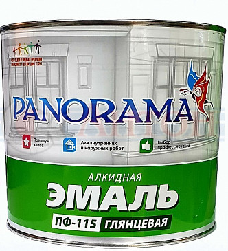 Панорама Эмаль ПФ-115 голубая 1,9кг.