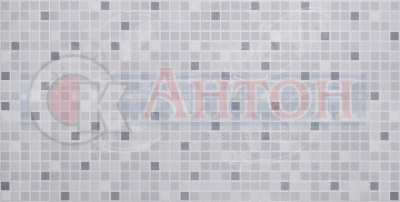 Панель ПВХ Мозаика серый микс