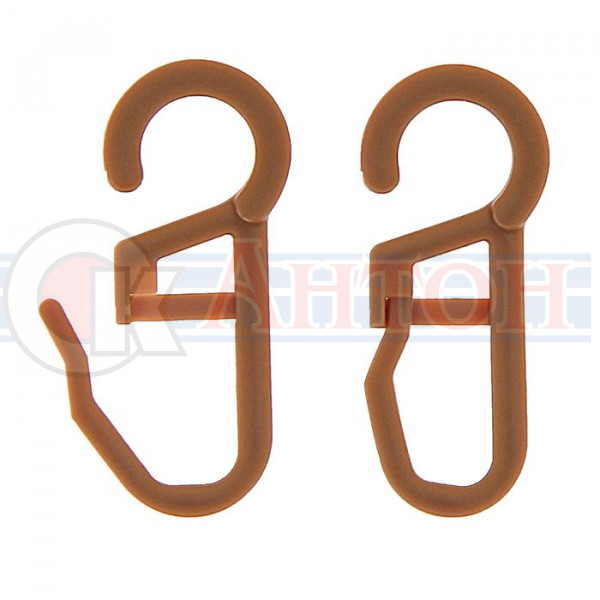 Крючок на кольцо бежевый