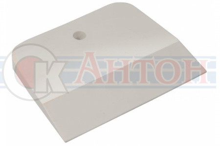 06864Шпатель резиновый, белый 100мм 