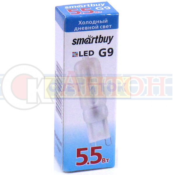 Лампа светодиод.G9-5.5W/6400/G9