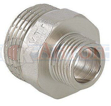 Ниппель переход 1"х3/4" НИКЕЛЬ