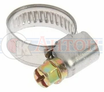 Хомут под отвертку усилен.нерж. 12-20