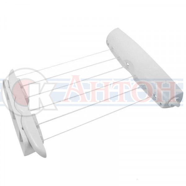 Сушилка для белья 6*3,5м СД-2021 настенная выдвижная пластмассовая  Рыжий кот